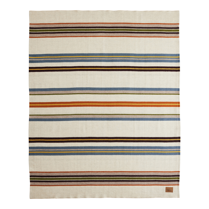 Pendleton Bridger Stripe Ivory Mix, Throw