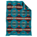Pendleton Chief Joseph Muchacho Turquoise Wool Baby Blanket