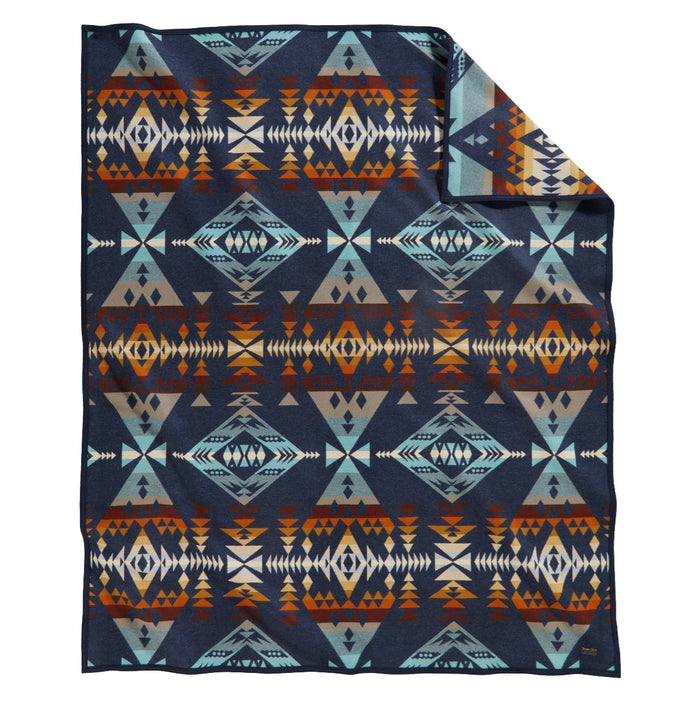 Pendleton Diamond Peak Robe Wool Blanket, Twin