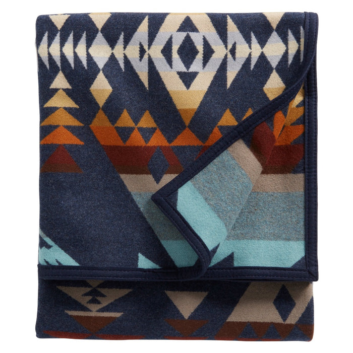 Pendleton Diamond Peak Robe Wool Blanket, Twin