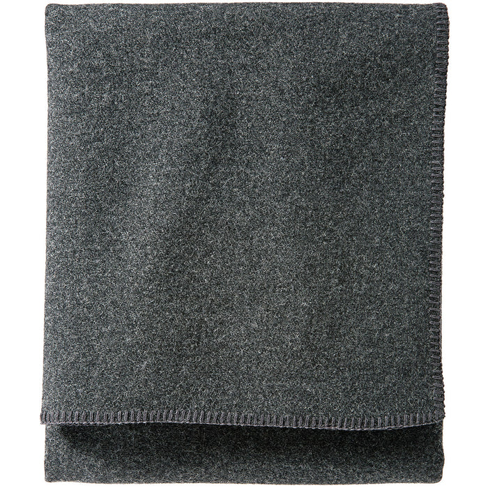 Pendleton Eco-Wise Charcoal Wool Blanket Queen
