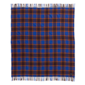 Pendleton Eco-Wise Maroon/Blue Check Washable Wool Blanket, Throw