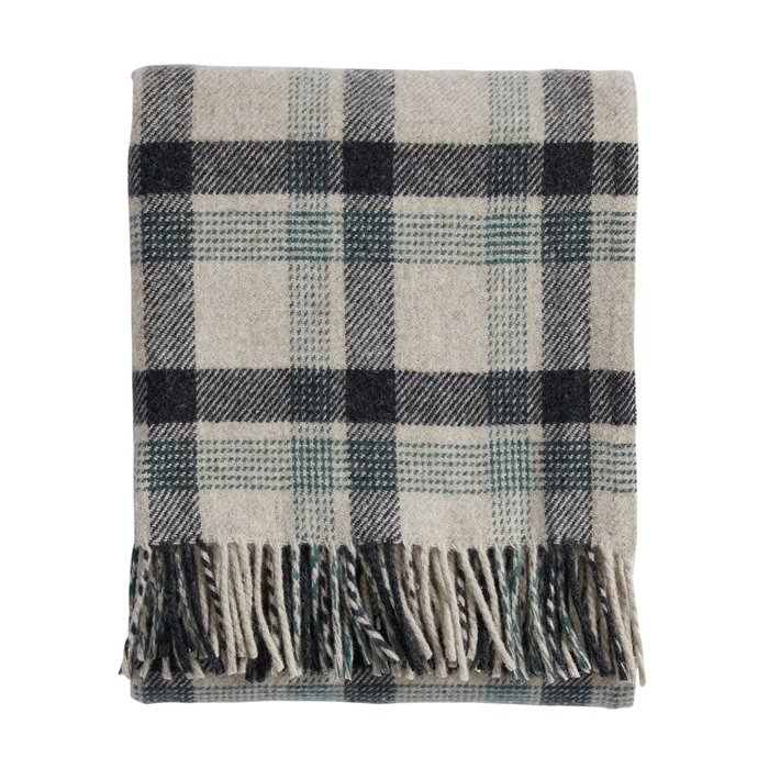 Pendleton Eco-Wise Oat Kelso Plaid Washable Wool Blanket, Throw