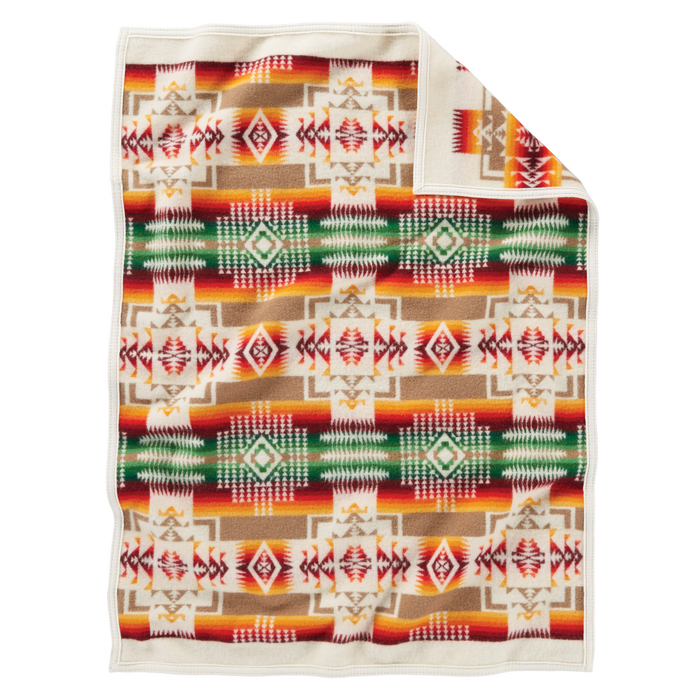 Pendleton Ivory Chief Joseph Muchacho Wool Baby Blanket