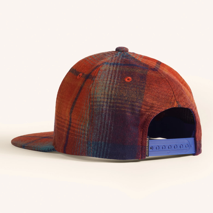 Pendleton Maroon/Teal Flat Brim Wool Hat