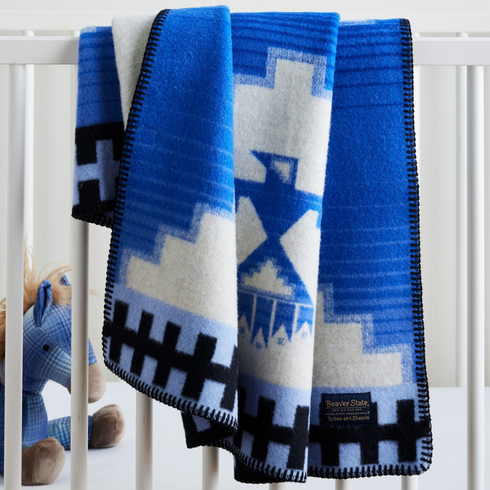 Pendleton Morning Storm Muchacho Wool Baby Blanket