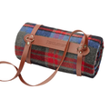 Pendleton Motor Robe Brookings Plaid Throw with Leather Carrier