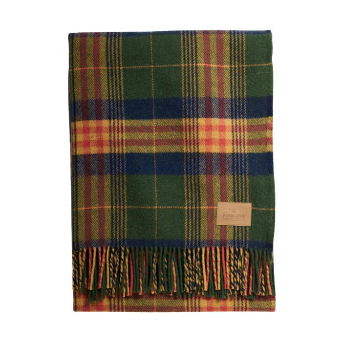 Pendleton Motor Robe Forest Park Throw with Leather Carrier