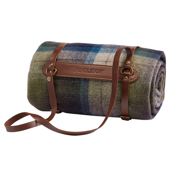 Pendleton Motor Robe Haystack Throw with Leather Carrier