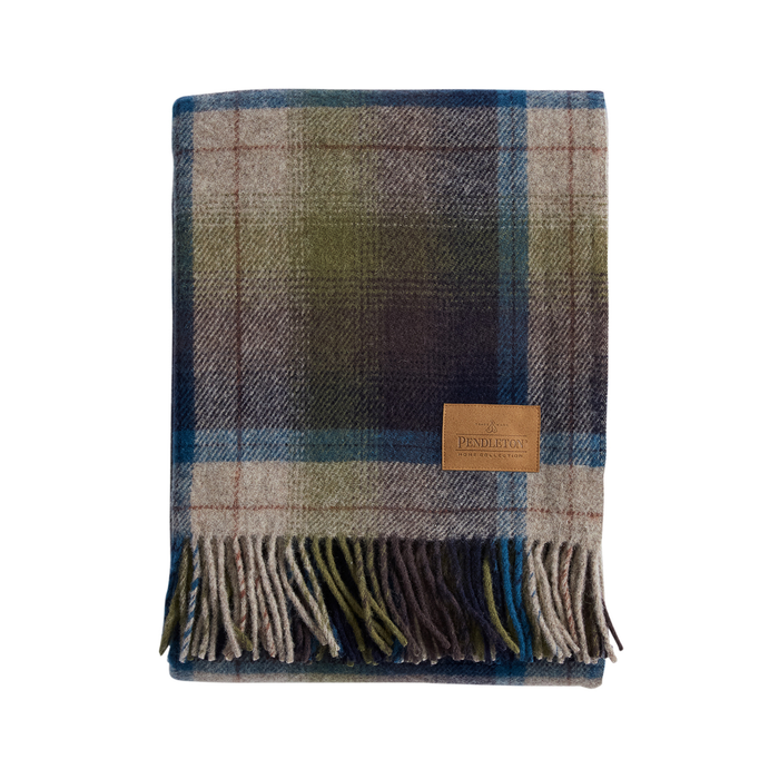 Pendleton Motor Robe Haystack Throw with Leather Carrier