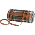 Pendleton Motor Robe Tabor Plaid Throw with Leather Carrier