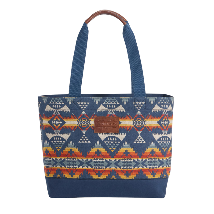 Pendleton Nehalem Navy City Zip Tote