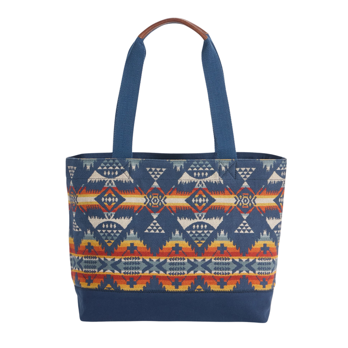 Pendleton Nehalem Navy City Zip Tote