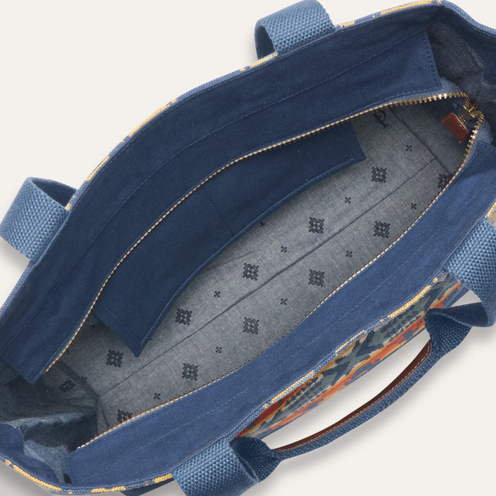 Pendleton Nehalem Navy City Zip Tote