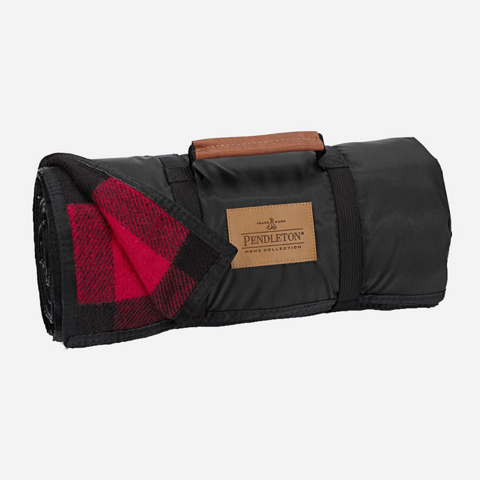 Pendleton Rob Roy Plaid Roll-Up Wool Blanket