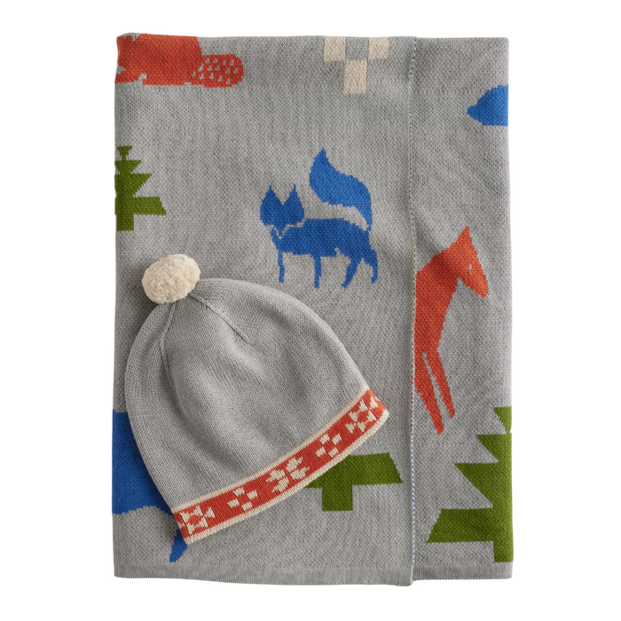 Pendleton Shared Paths Knit Baby Blanket Set