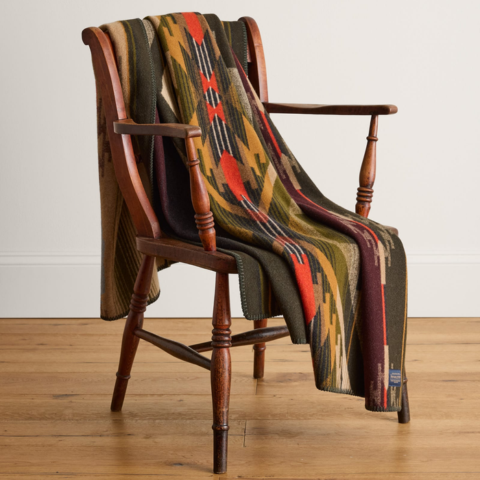 Pendleton Tumalo Jacquard Wool Blanket, Throw