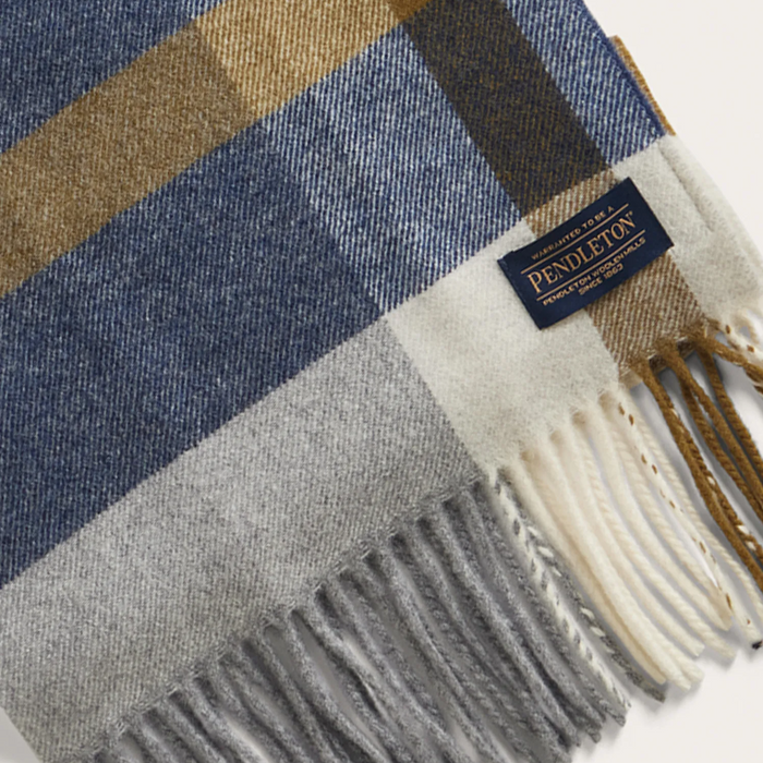 Pendleton Whisperwool Muffler Raleigh Plaid Scarf