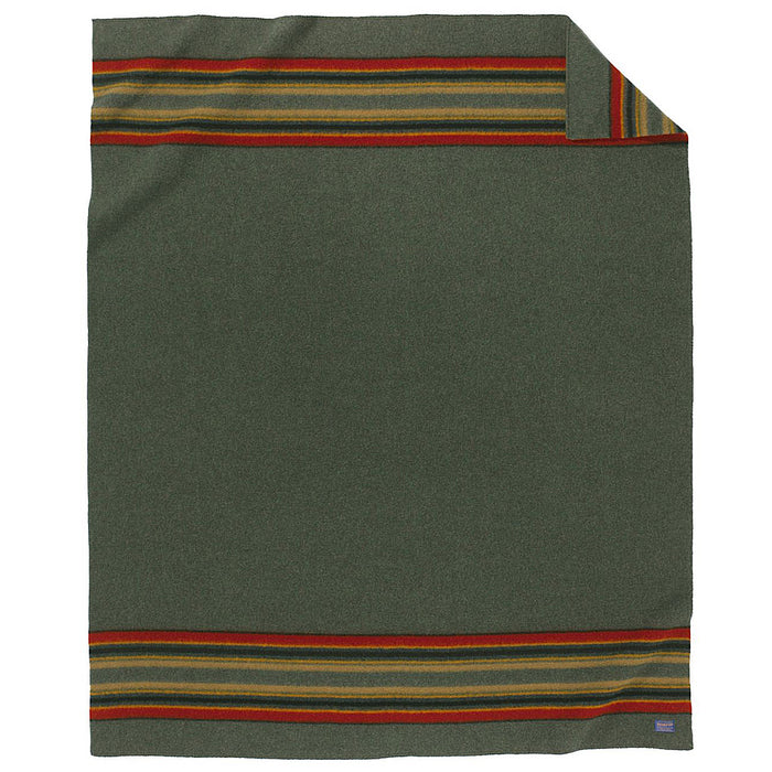 Pendleton Wool Green Heather Yakima Camp Blanket