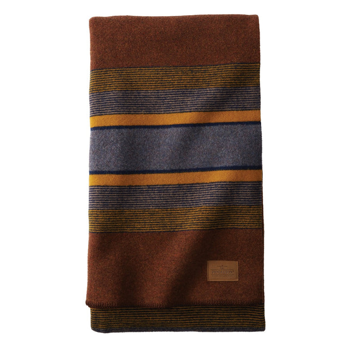 Pendleton Yakima Camp High Ridge Wool Blanket, Queen