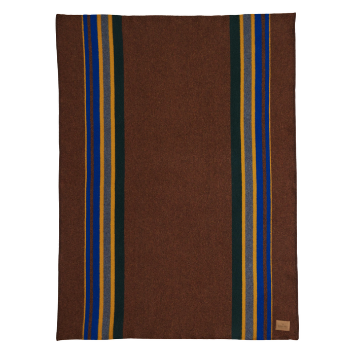 Pendleton Yakima Camp Tobacco Wool Blanket, Queen