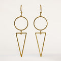 Petite Circle Threaders Earrings