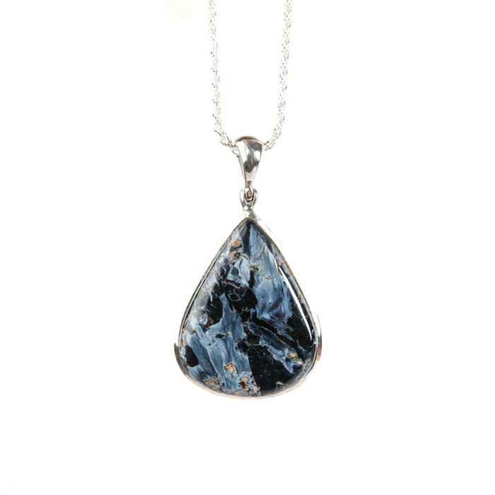 Pietersite Teardrop Pendant Jewelry: Pendant Starborn Creations
