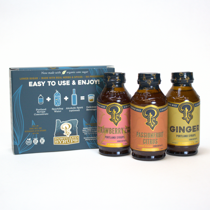 Portland Syrups, Blue Box Gift Pack