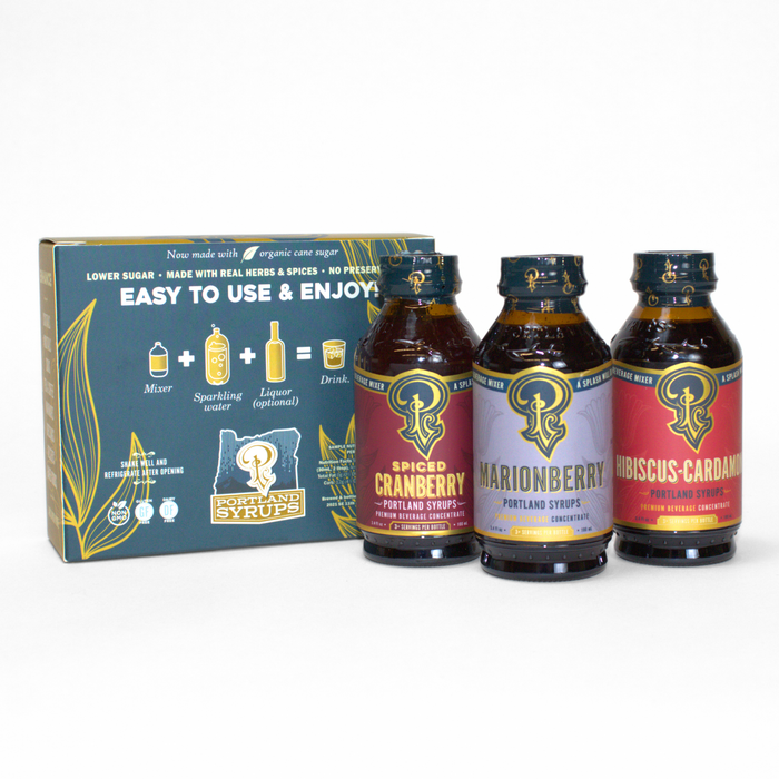 Portland Syrups, Gold Box Gift Pack