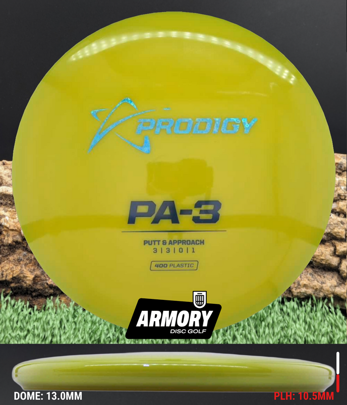 Prodigy A3 400 chartreuse/blue dots-navy 174.2g