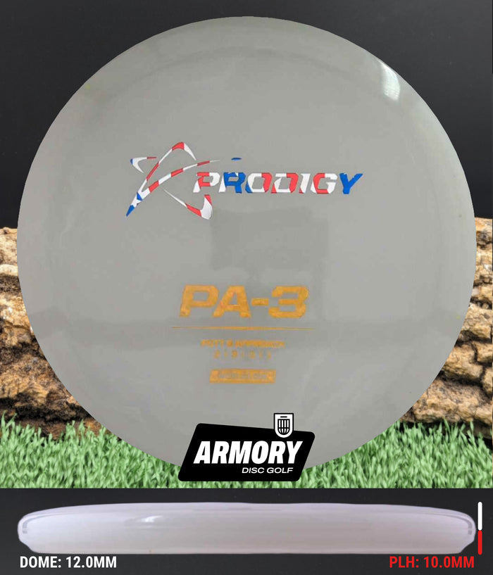 Prodigy A3 400 Glow/American Flag/Gold Shatter 174.4g