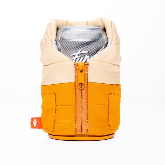 Puffin Beverage Honey Brown Vest, two tone