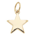Puffy Star Charm in Shiny Gold