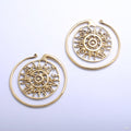 Puj Ju Circles from Diablo Organics in brass, small
