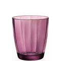 Pulsar Rock Purple Bicchiere Dof 39 cl Set 6 Pz In Vetro Colorato