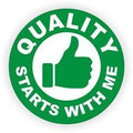 Quality Starts With Me Sticker