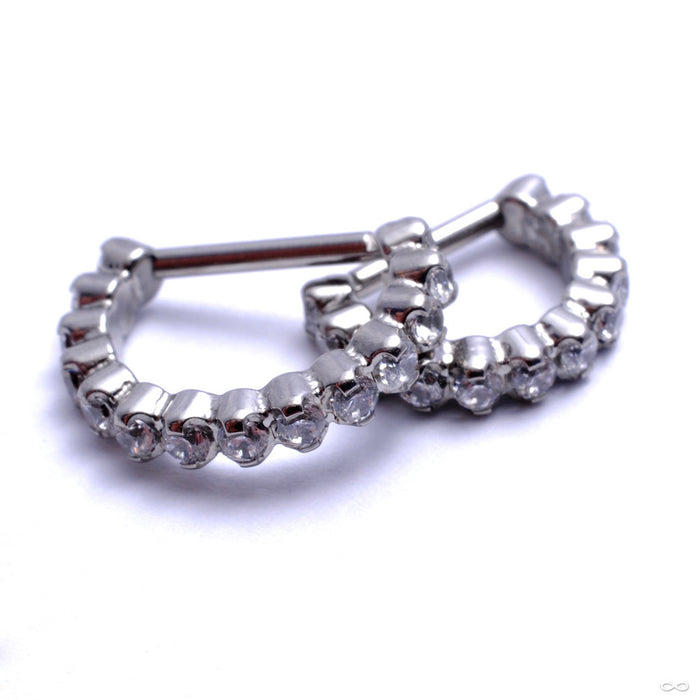 Radiance Hinged Ring in Titanium from Intrinsic