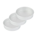 Restaurantware Aluminum Straight-Sided Cake Pan - Pack of 1 - Met Lux 8 x 2 Inches Round Baking Tin, Greaseproof, Even-Heating, Freezable - Anodized Aluminum Round Cake Pan Ideal For Baking