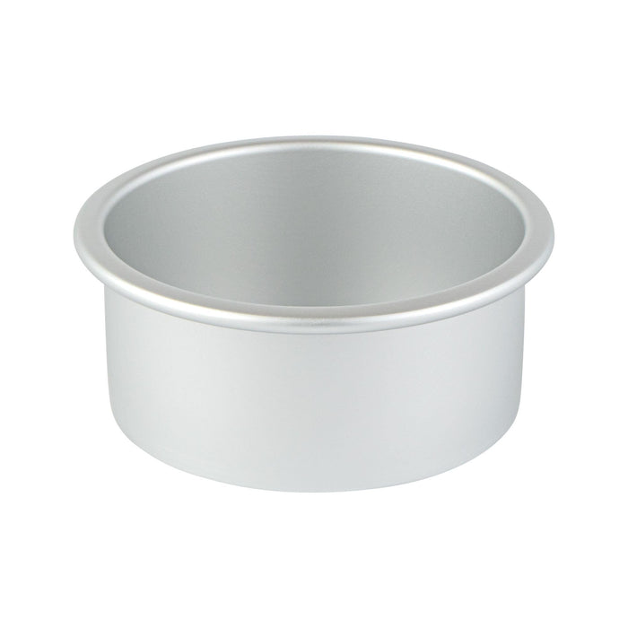 Restaurantware-Met Lux 4 x 2 Inch Straight-Sided Baking Tin, 1 Round Cake Pan - Oven-Ready, Freezable, Anodized Aluminum Round Baking Pan, Greaseproof, For Layer Birthday Cake