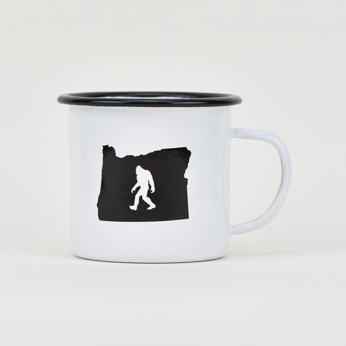 Retro Oregon Bigfoot Mug