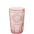 Romantic Cotton Candy Bicchiere Acqua 34 Set 4 Pz in Vetro Colorato