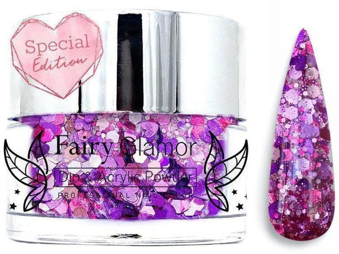 -Glitter-Dip-Nail-Powder-Rose Petals-Fairy-Glamor