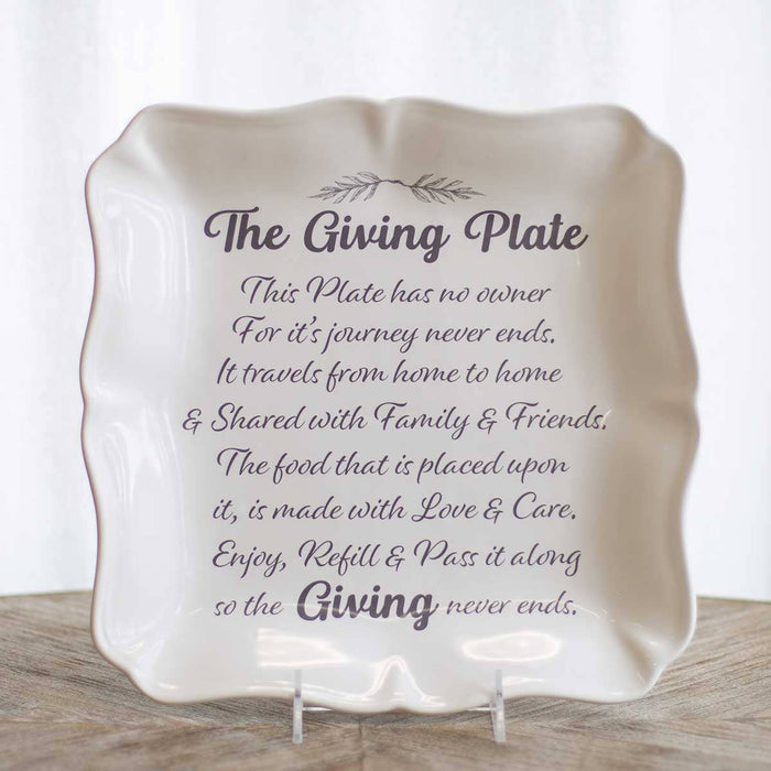 RS | Giving Plate Square Platter