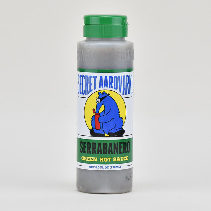 Secret Aardvark Serrabanero Green Hot Sauce, 8oz.