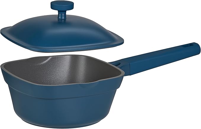 Servappetit Cast Alum 2qt Saucepot Navy