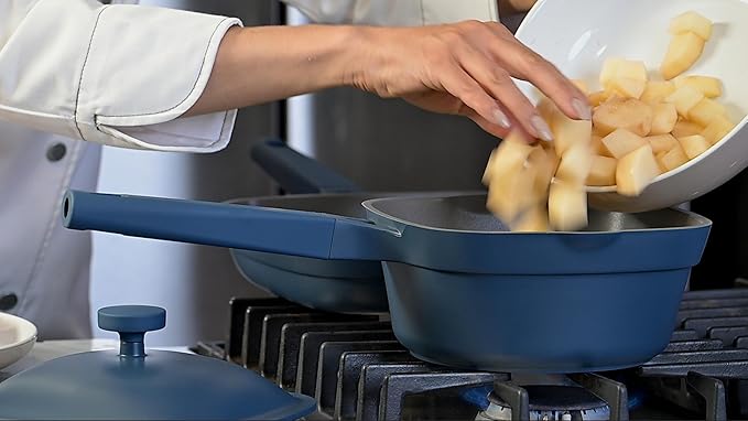 Servappetit Cast Alum 2qt Saucepot Navy