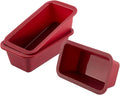 Silicone Mini Bread Loaf Pans, 4 PCS 6.1*3.3*2 Inch Rectangle Silicone Mold