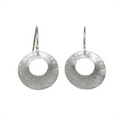 Silver Rebekah Disc Earrings