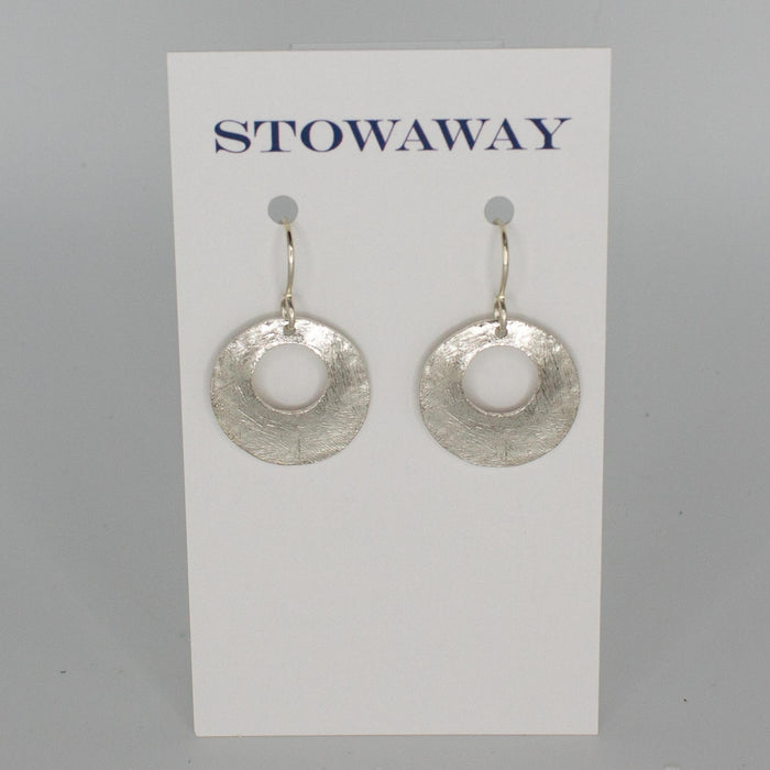 Silver Rebekah Disc Earrings