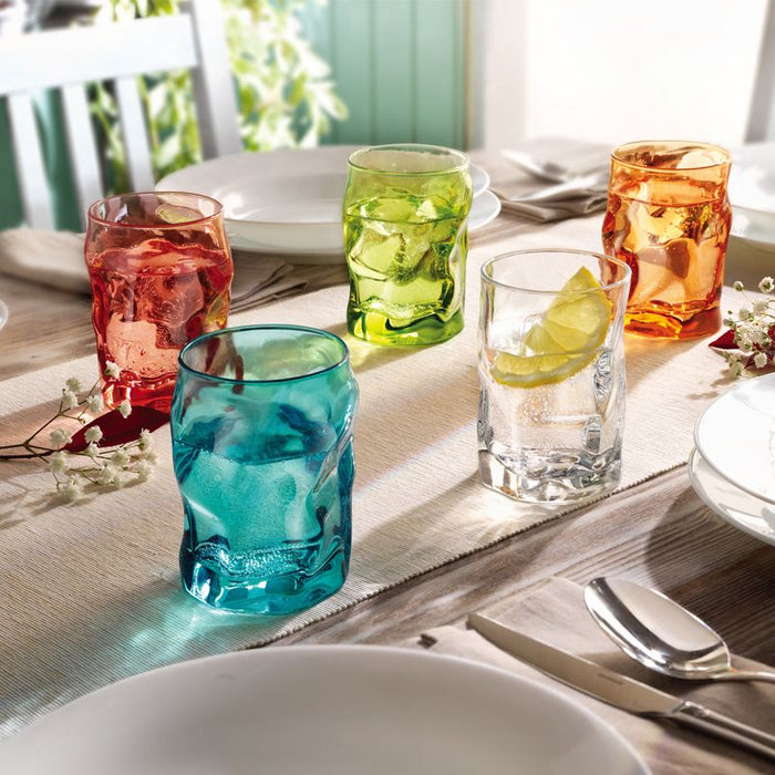 Sorgente Verde Bicchiere Acqua 30 cl Set 6 Pz
